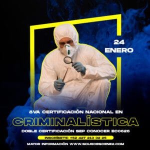 Inscripción 8va Certificación Nacional en Criminalística