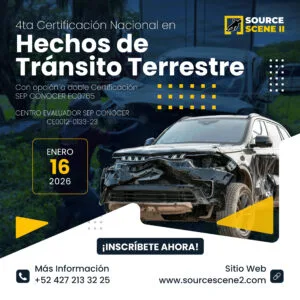 Inscripción a la 4ta Certificación Nacional en Hechos de Tránsito Terrestre